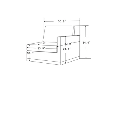 Woodland Hills Modular Sectional Corner Light Gray - Threshold™ Designed With Studio McGee - Image 10