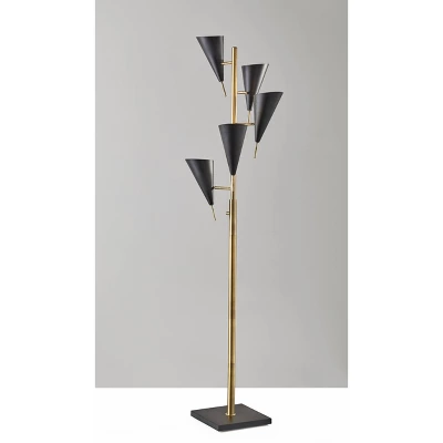 71.5" Owen Tree Lamp Black - Adesso - Image 5