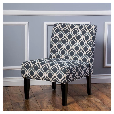 Saloon Fabric Print Accent Chair - Christopher Knight Home