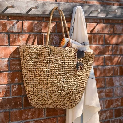 Natural Woven Market Bag - Hearth & Hand™ With Magnolia - Image 3
