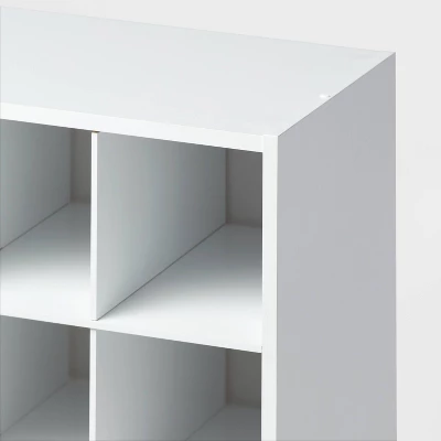 4 Tier Laminate Stackable Shoe Cubby White - Brightroom™ - Image 2