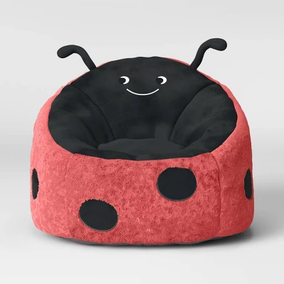 Ladybug Kids' Bean Bag Chair - Pillowfort™ - Image 2