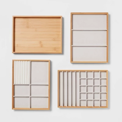 9" X 12" Stackable Bamboo Accessory Tray - Brightroom™ - Image 2