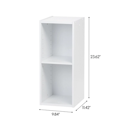 IRIS USA 2 Tire Space Saving Cube Organizer With Height Adjustable Shelf - Image 4