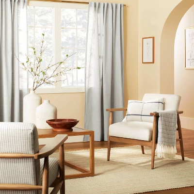 Allover Texture Curtain Panel - Hearth & Hand™ With Magnolia - Image 2