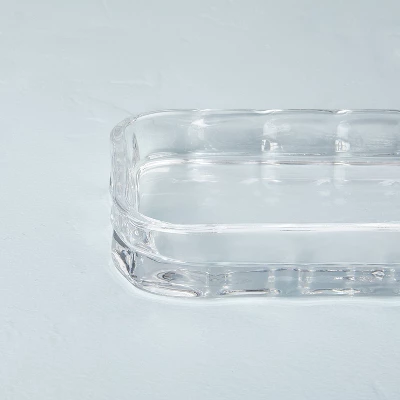 5"x9" Sculpted Glass Vanity Tray Clear - Hearth & Hand™ With Magnolia - Image 3