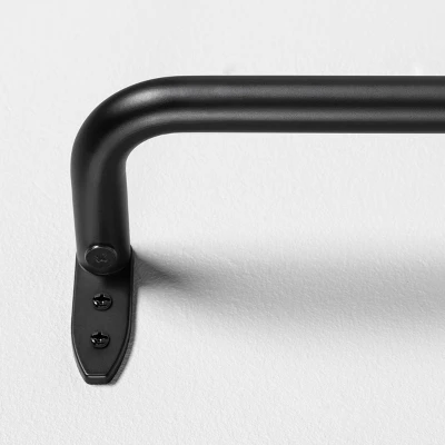 French Return Curtain Rod Matte Black - Hearth & Hand™ With Magnolia - Image 5