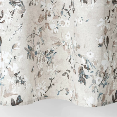 Neutral Floral Shower Curtain - Threshold™ - Image 2