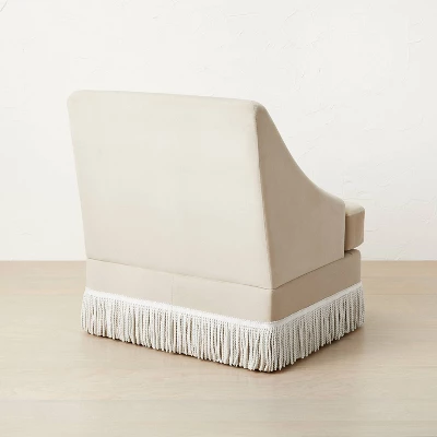 Alberhill Velvet Accent Chair With Fringe - Opalhouse™ Designed With Jungalow™ - Image 3