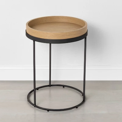 Wood & Steel Accent Side Table - Natural/Black - Hearth & Hand™ With Magnolia - Image 2
