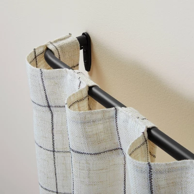 French Return Curtain Rod Matte Black - Hearth & Hand™ With Magnolia