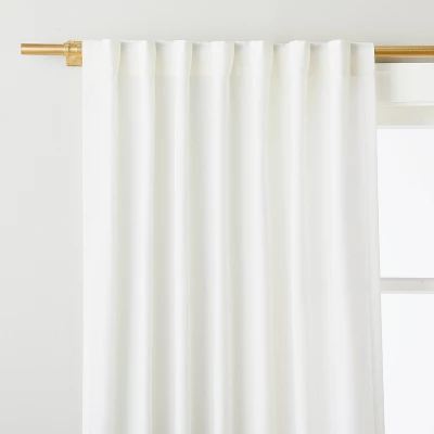 Engineered Hem Stripes Curtain Panel Cream/Gray - Hearth & Hand™ With Magnolia - Image 7