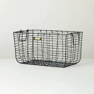 Wire Storage Basket Black - Hearth & Hand With Magnolia - Image 6