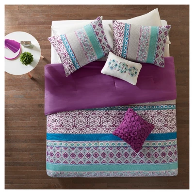 Callie Floral Printed Comforter Set - Image 2