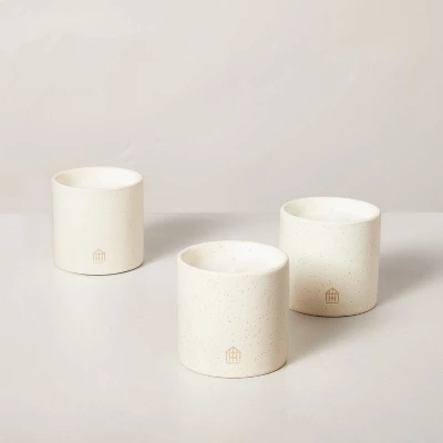 9oz Basil/Lemon/Thyme Speckled Ceramic Kitchen Candle Set - Hearth & Hand™ With Magnolia - Image 2