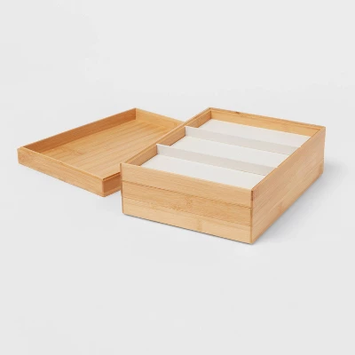 9" X 12" Stackable Bamboo Accessory Tray - Brightroom™ - Image 4