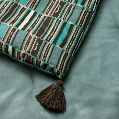Jungalow Sun In The Water Comforter & Sham Set Teal - Opalhouse™ Designed With Jungalow™ - Image 2